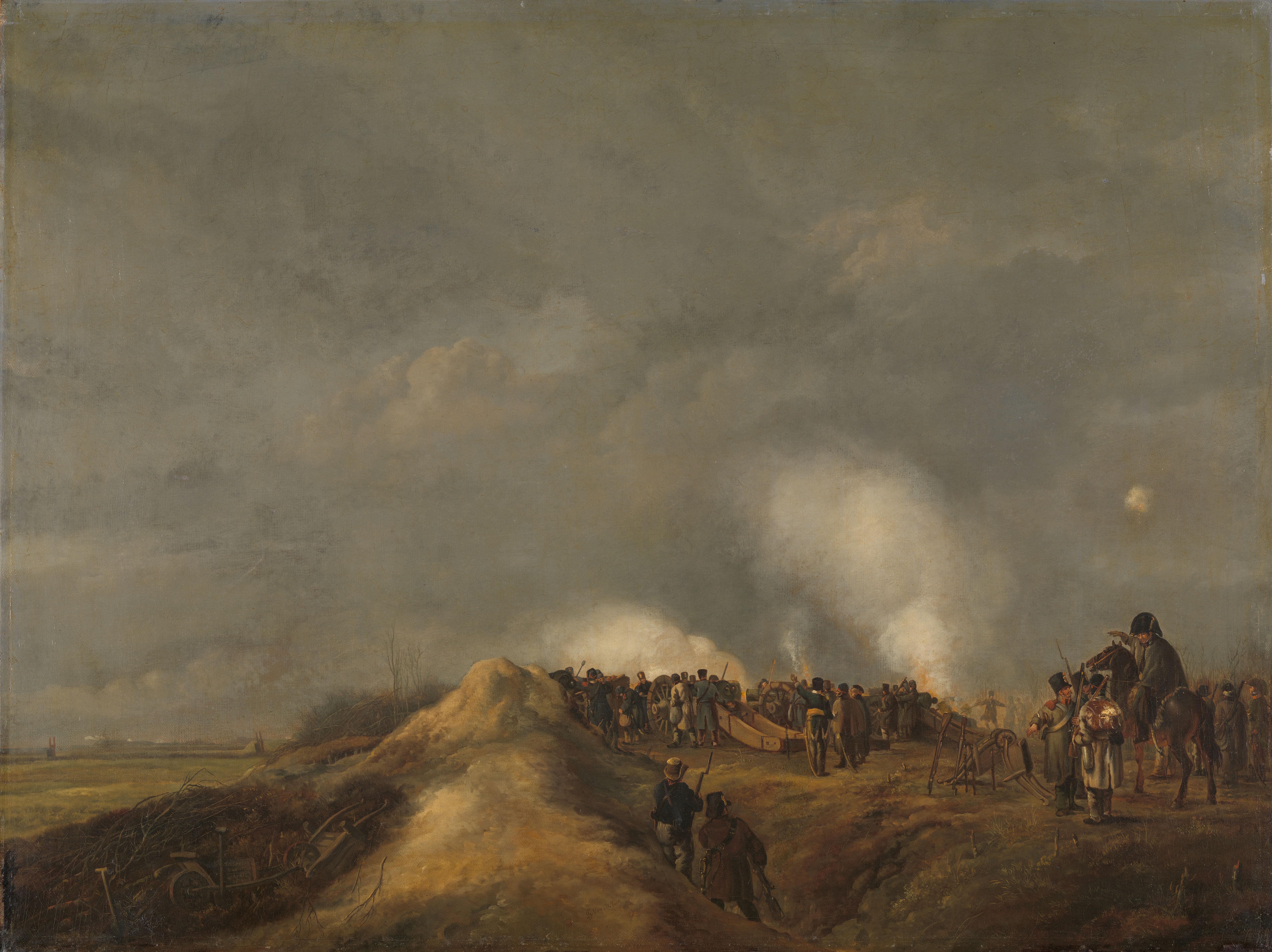 Het beschieten van Naarden, april 1814 — Pieter Gerardus van Os