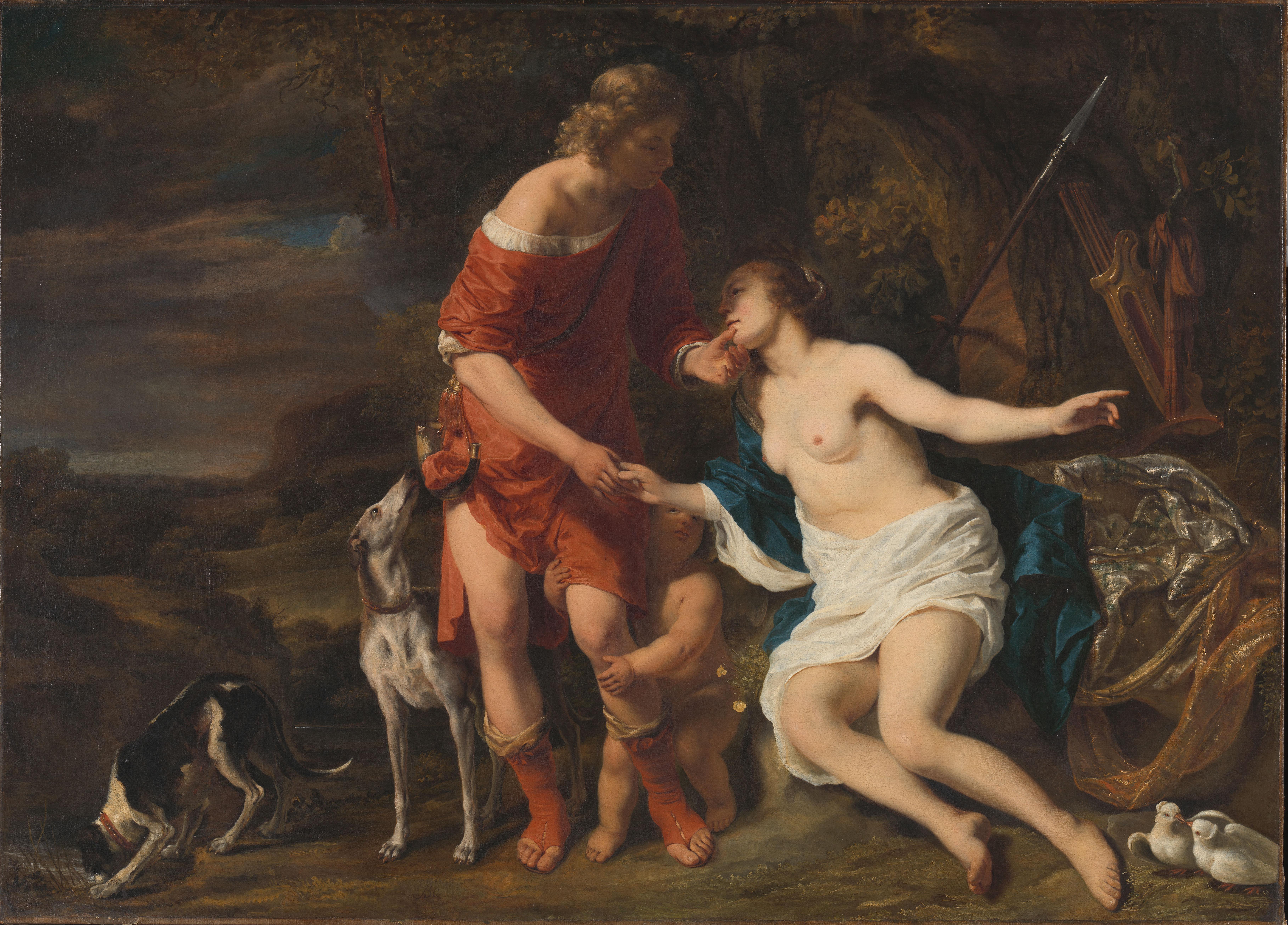 Venus en Adonis — Ferdinand Bol