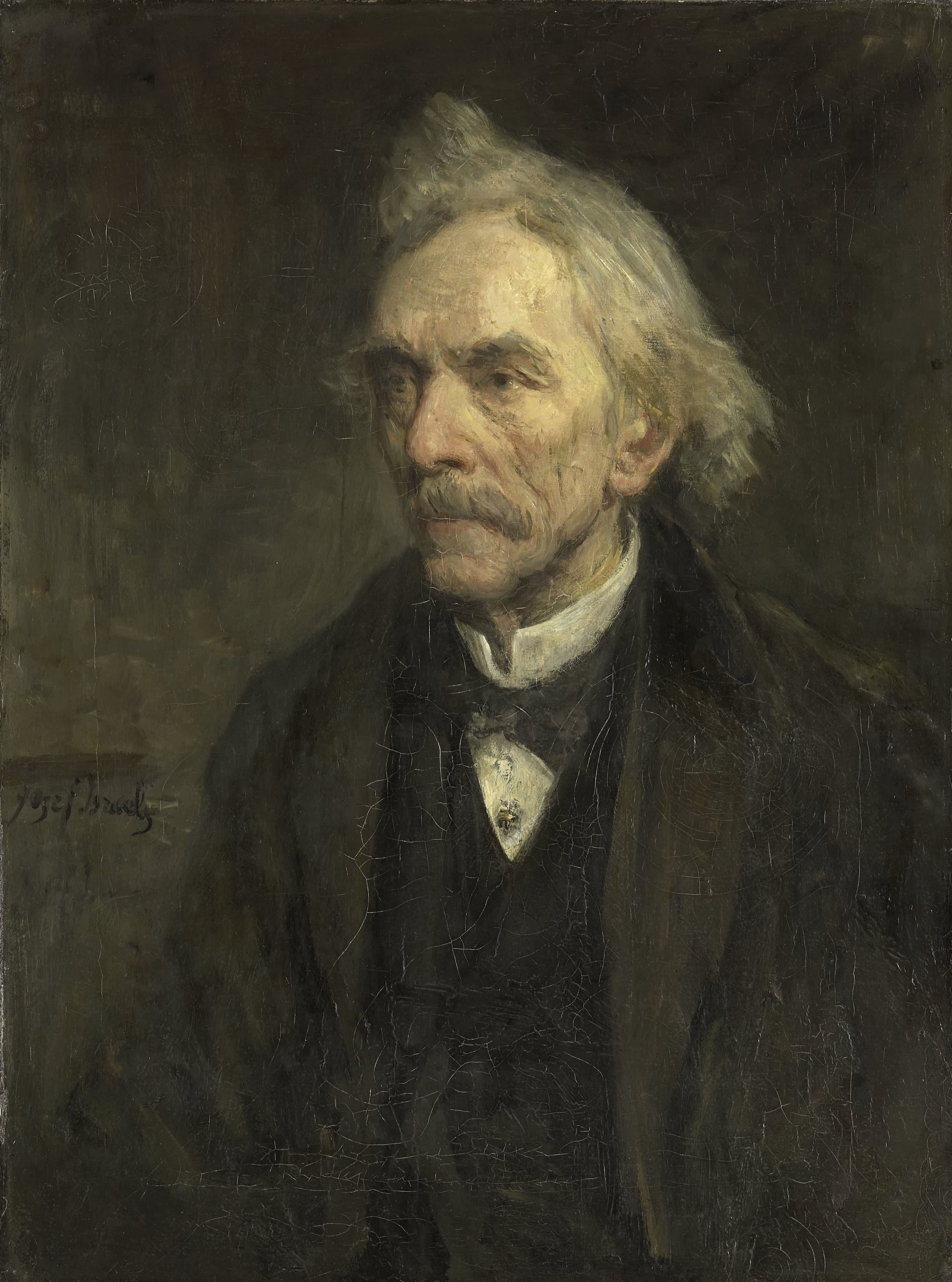 Louis Jacques Veltman (1817-1907).  Actor — Jozef Israëls