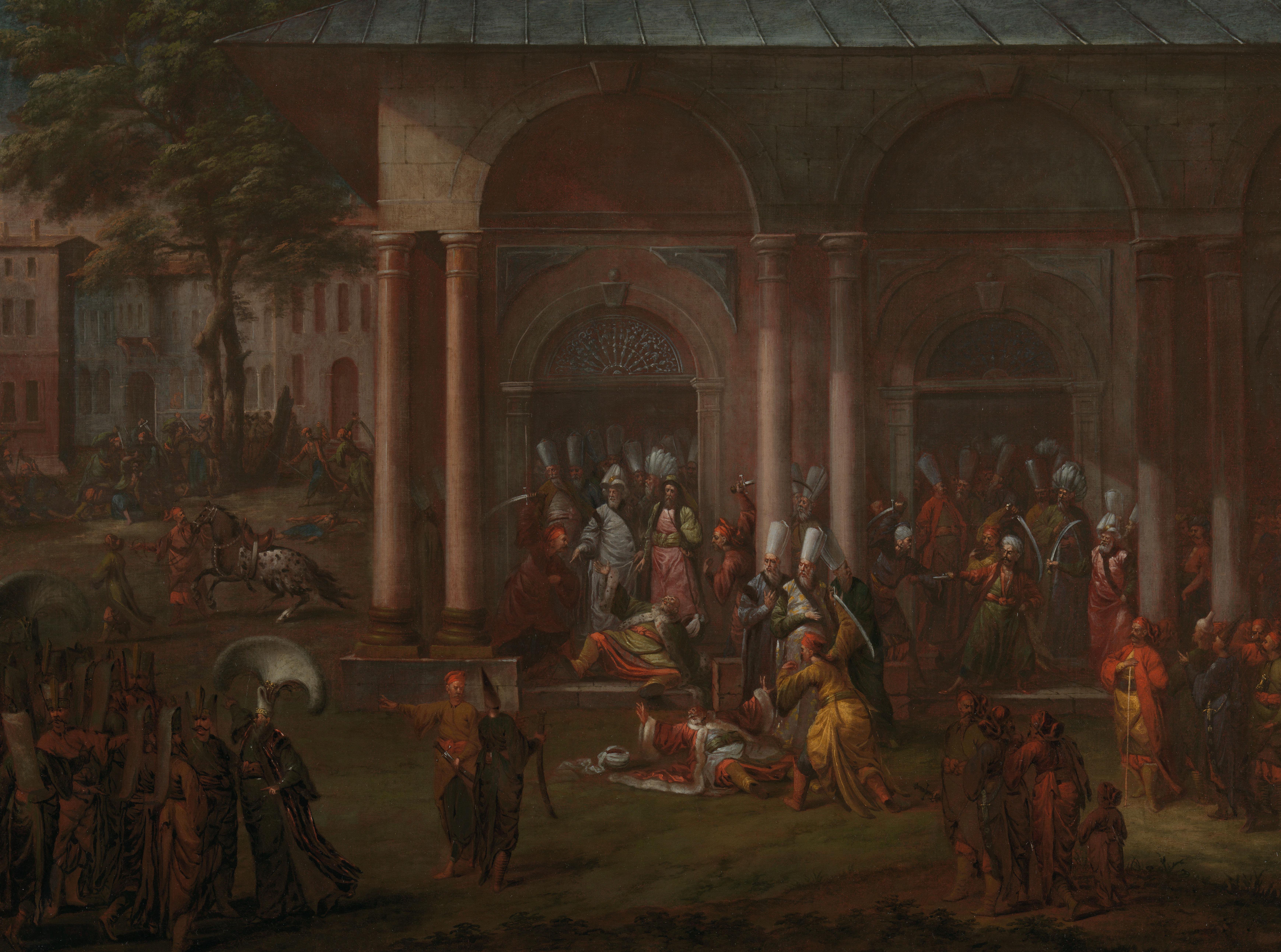 The Murder of Patrona Halil and his Fellow Rebels — Jean Baptiste Vanmour