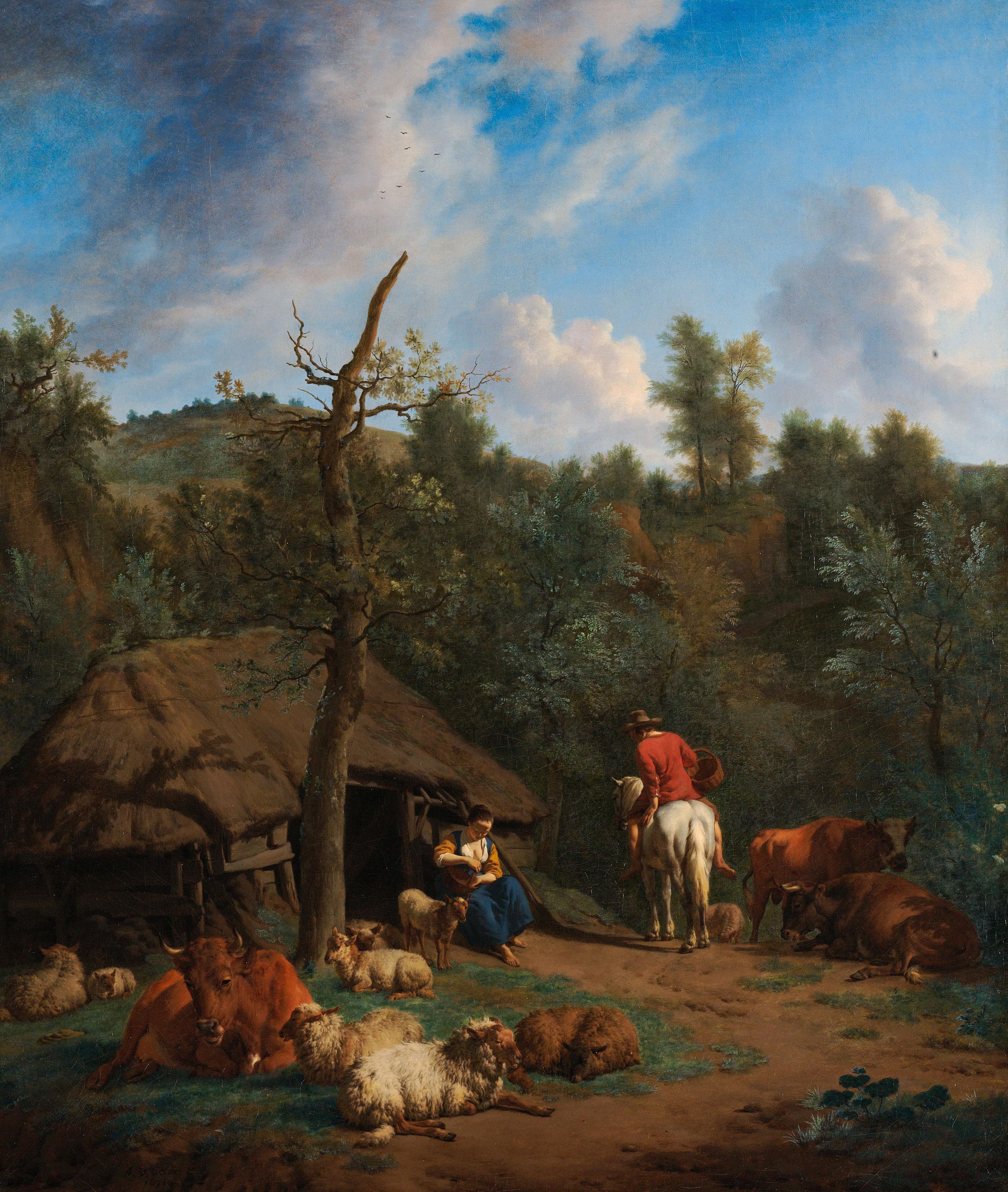 The Hut — Adriaen van de Velde
