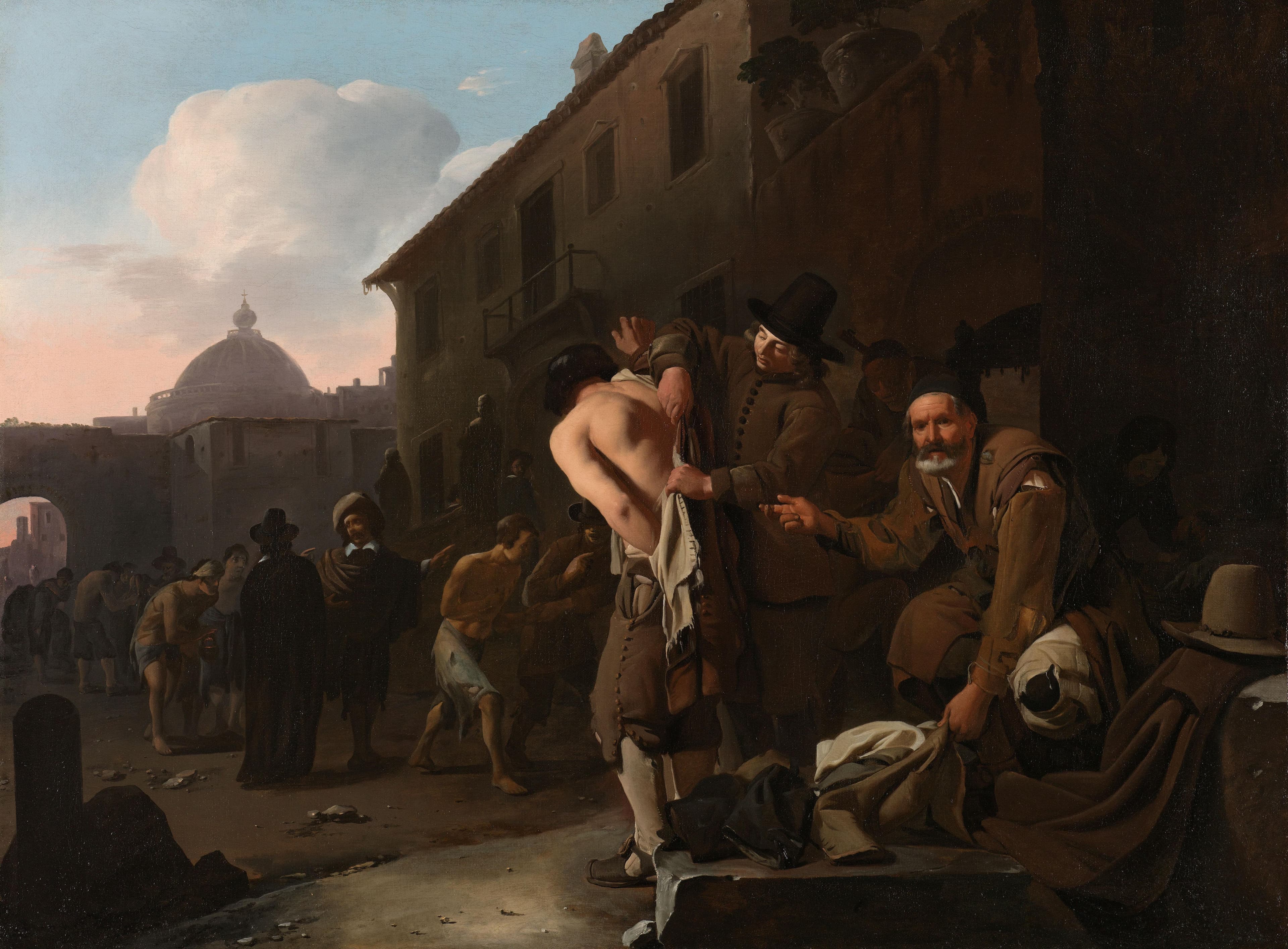 De naakten kleden — Michael Sweerts