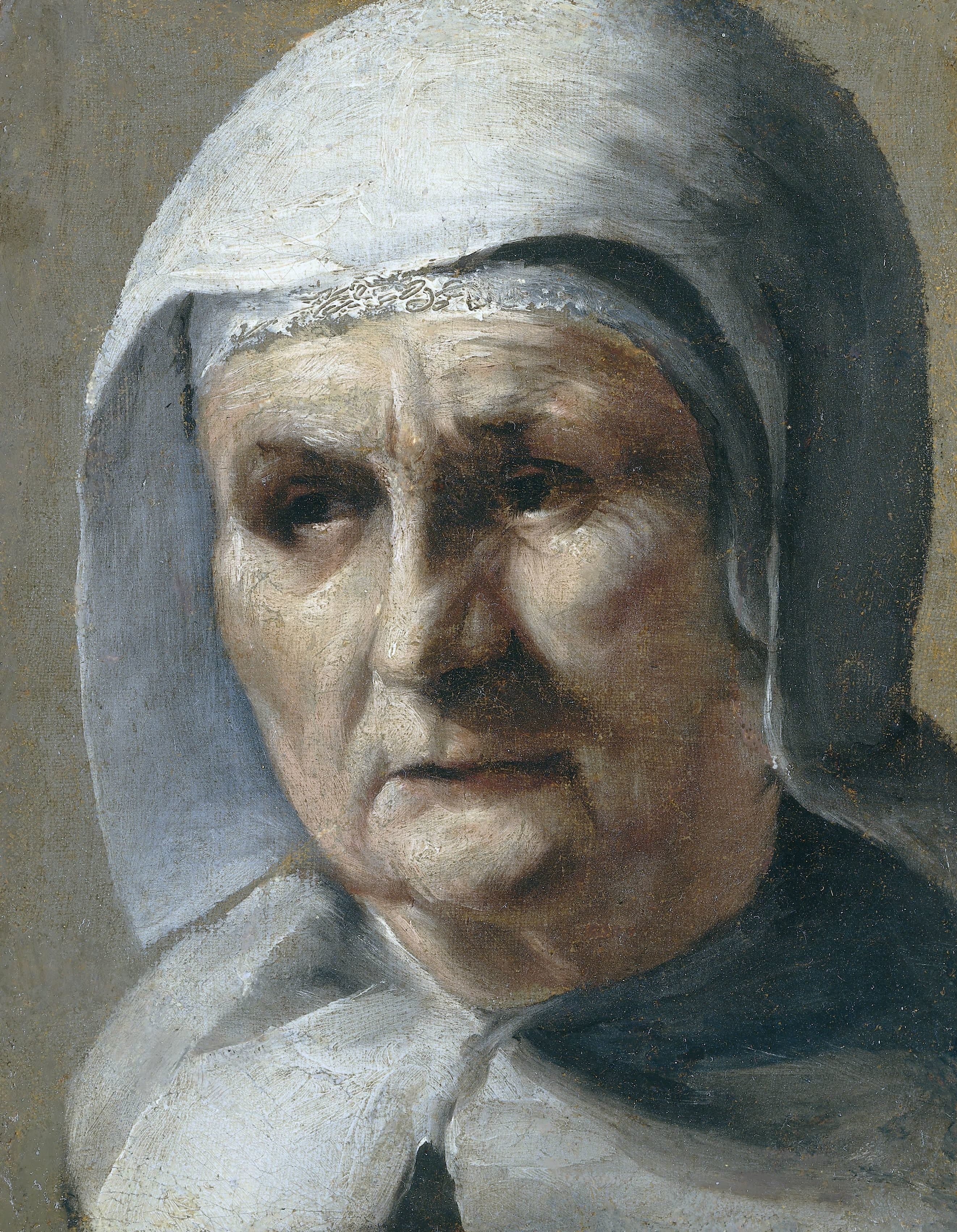 Oude vrouw — Moses ter Borch