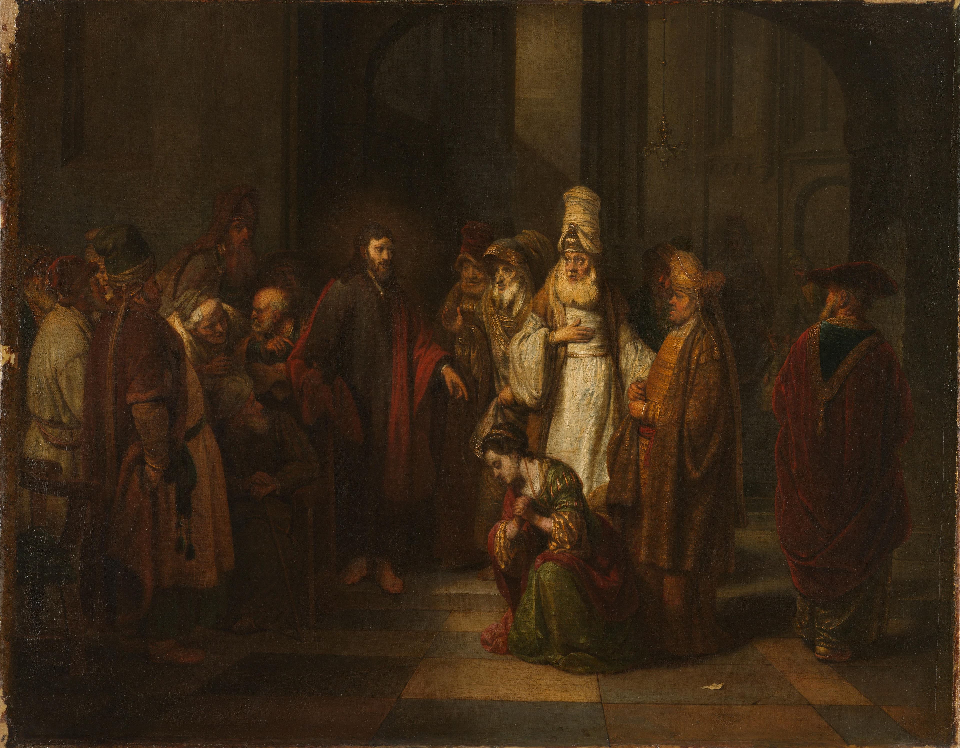 Christ and the Woman in Adultery — Gerbrand van den Eeckhout