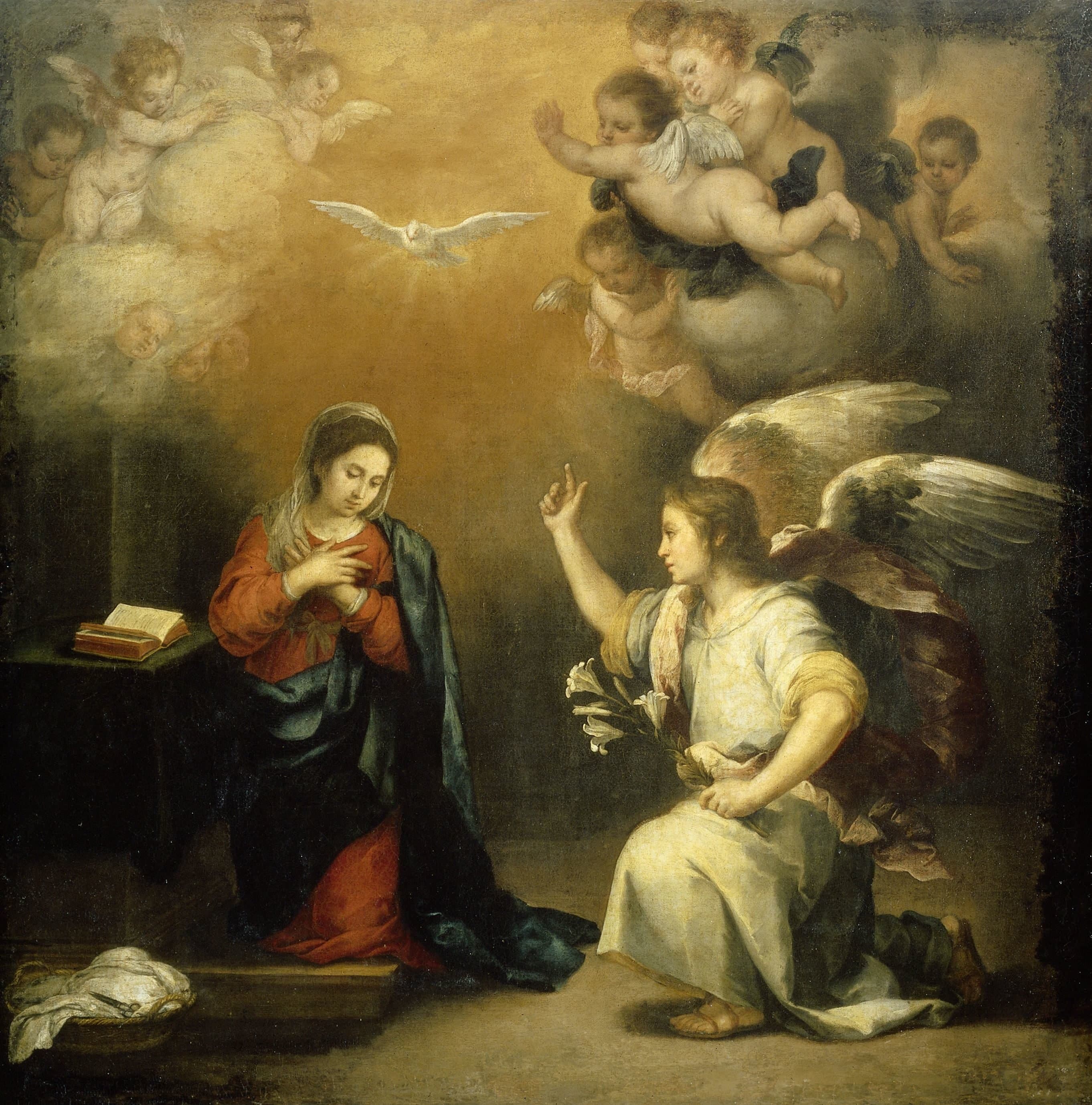 Annunciation to the Virgin — Bartolomé Esteban Murillo