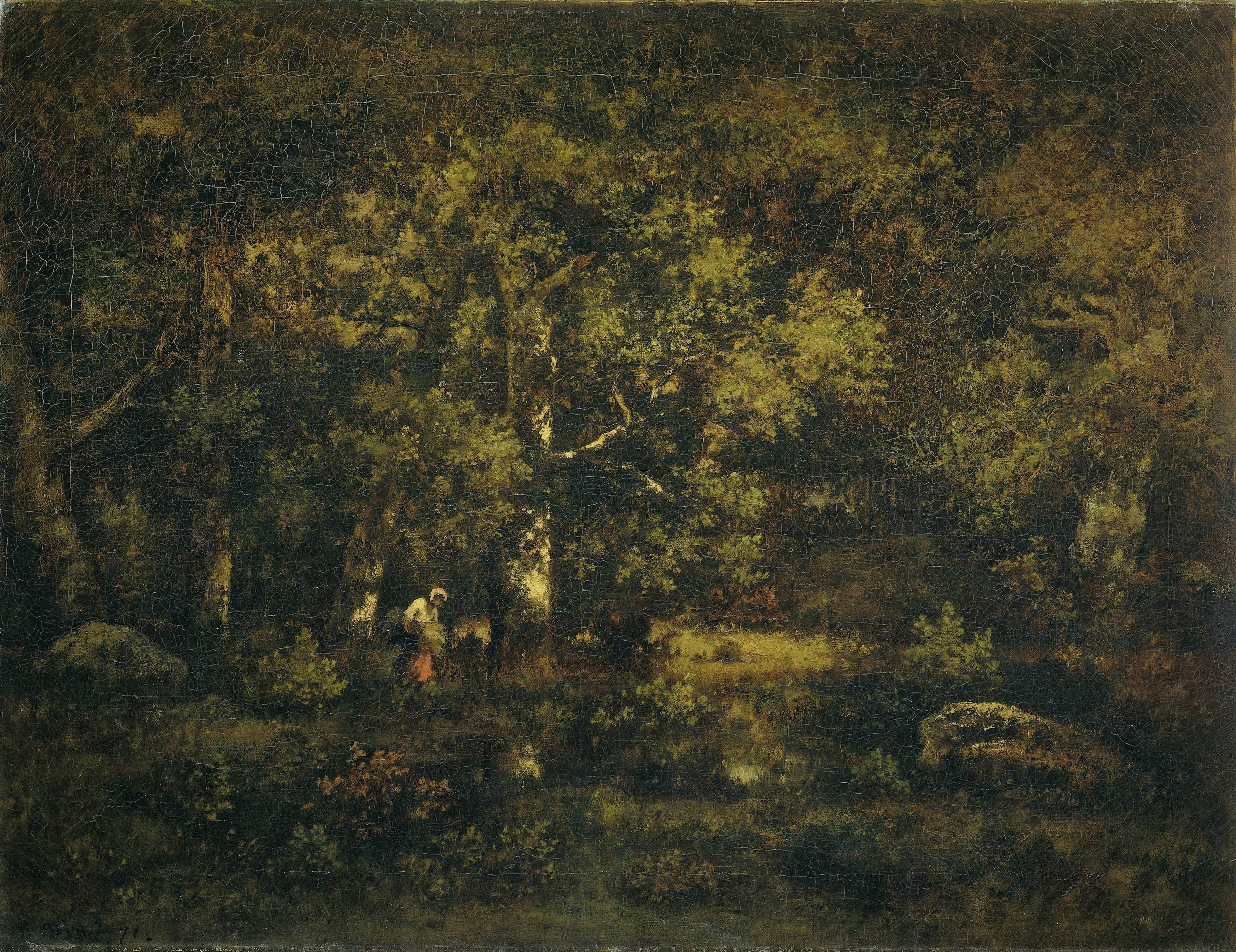 Het bos van Fontainebleau — Narcisse Virgile Diaz de la Peña