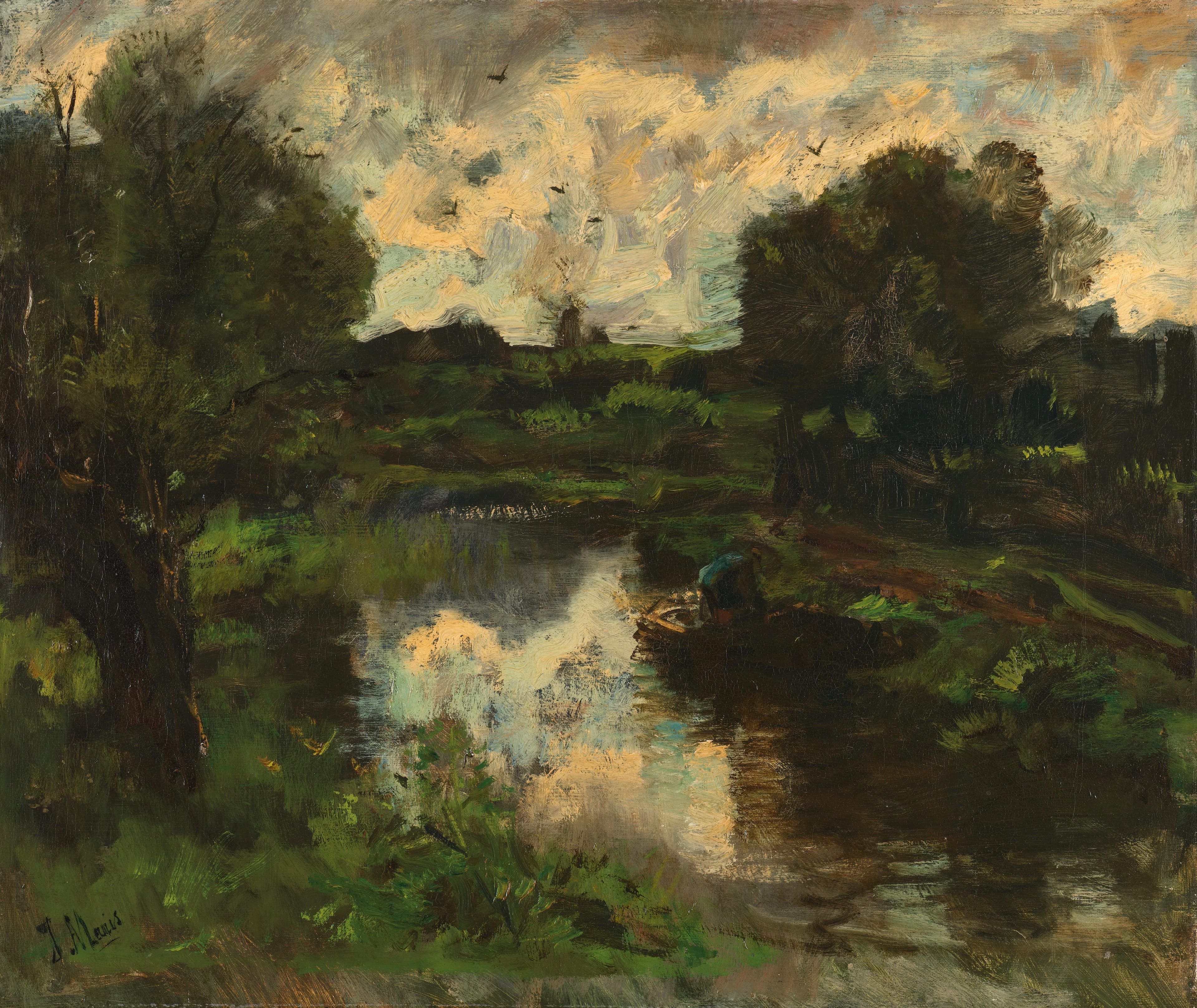 Polder na onweer — Jacob Maris