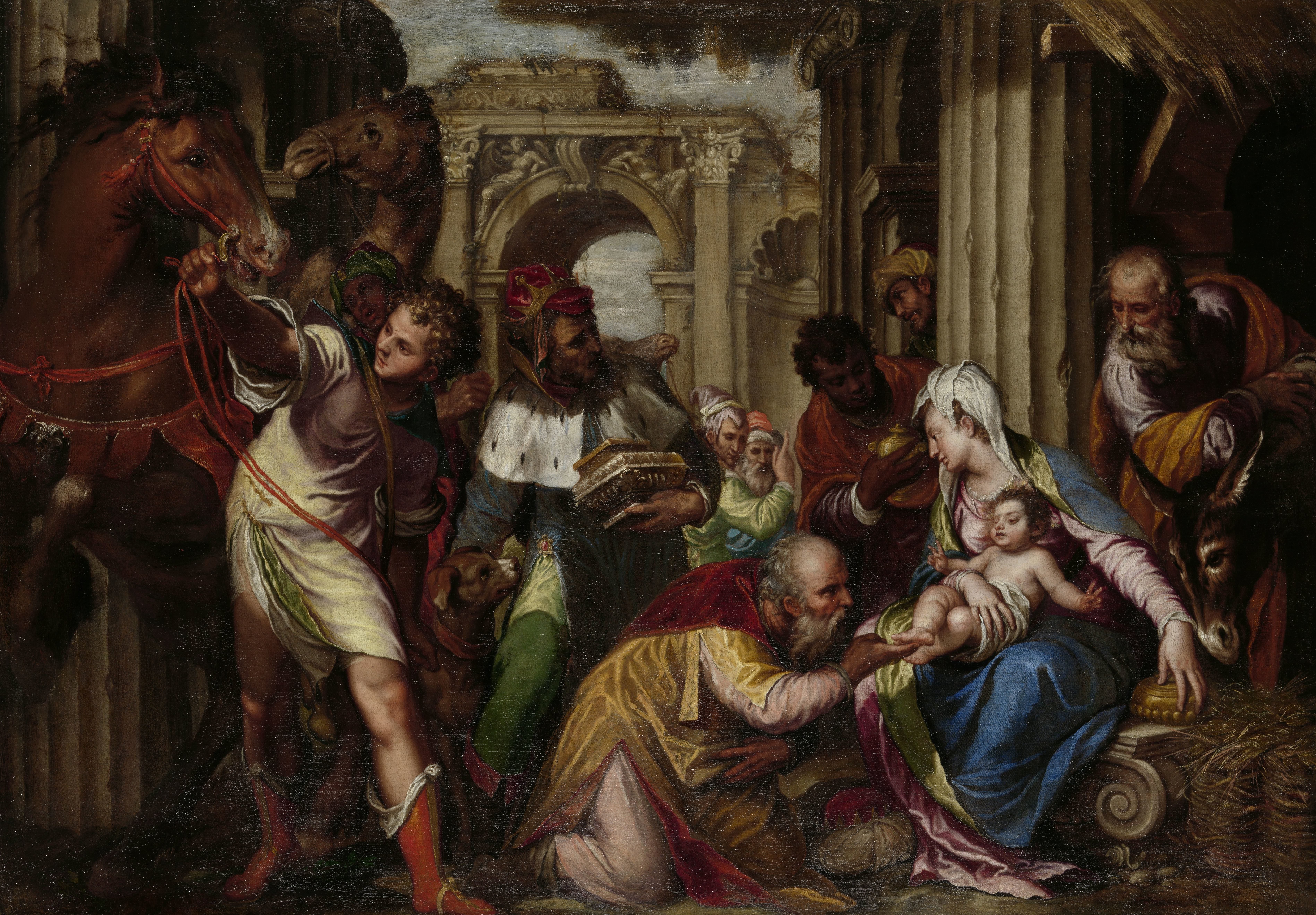 The Adoration of the Magi — Paolo Farinati