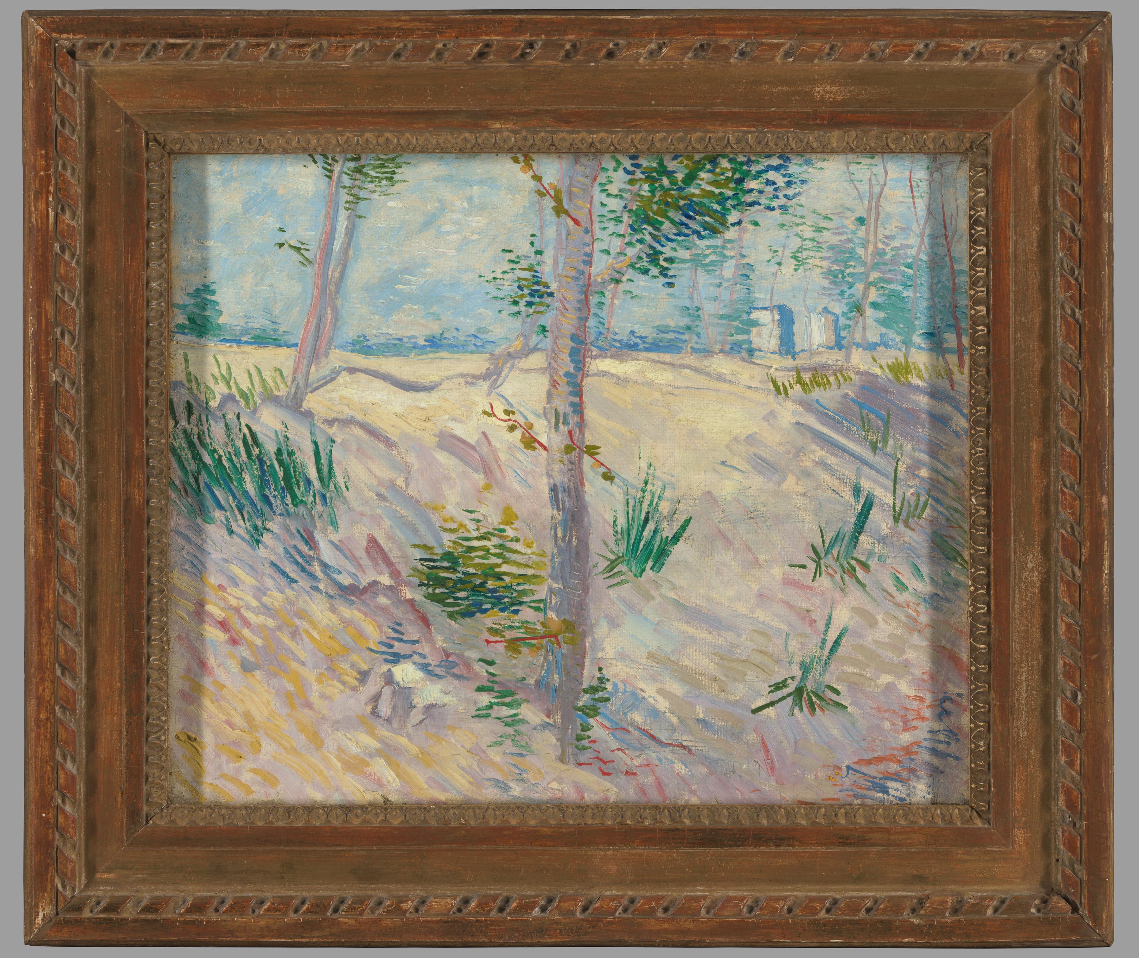 Oever met bomen — Vincent van Gogh