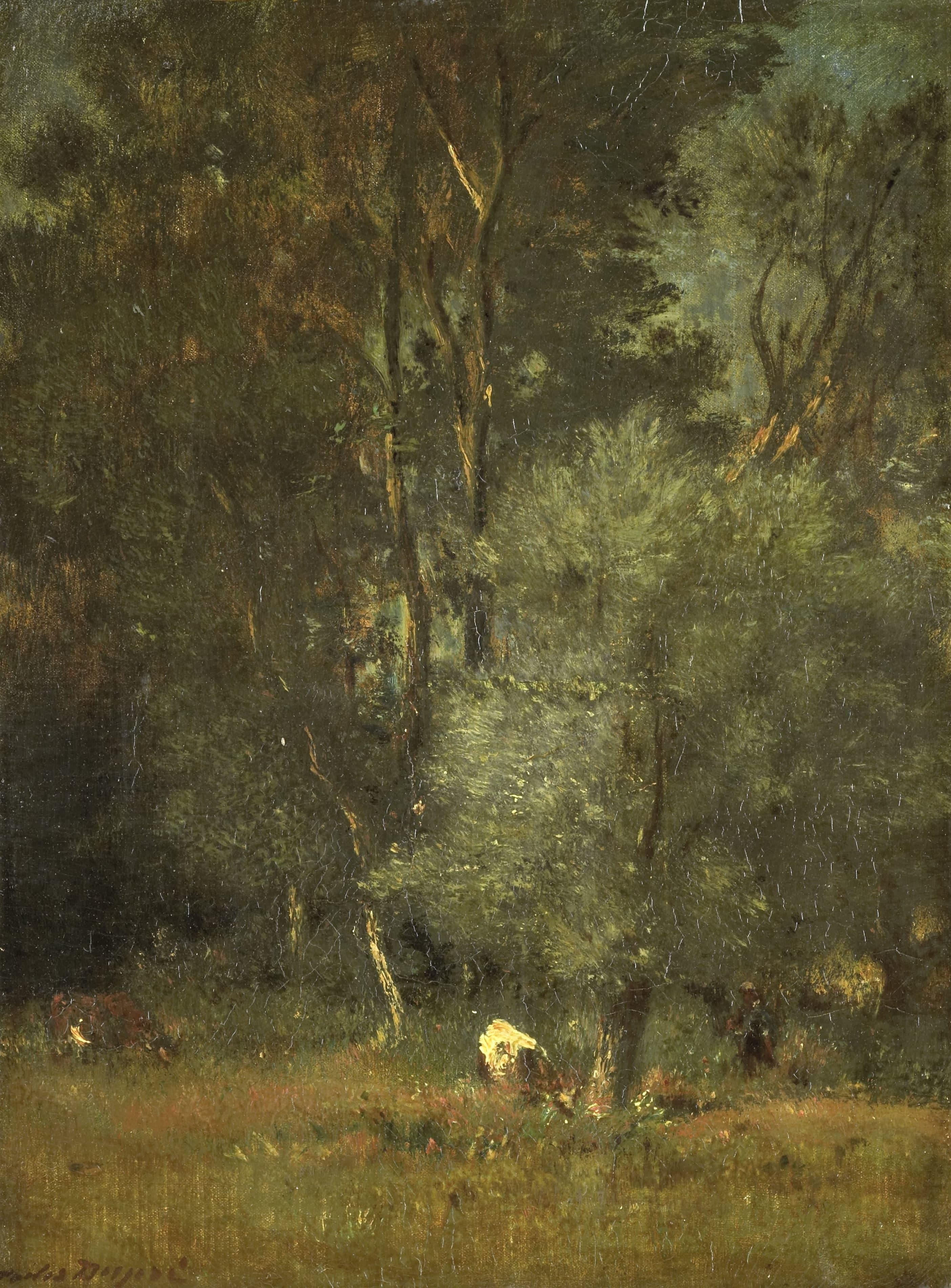 View in the Woods — Jules Dupré