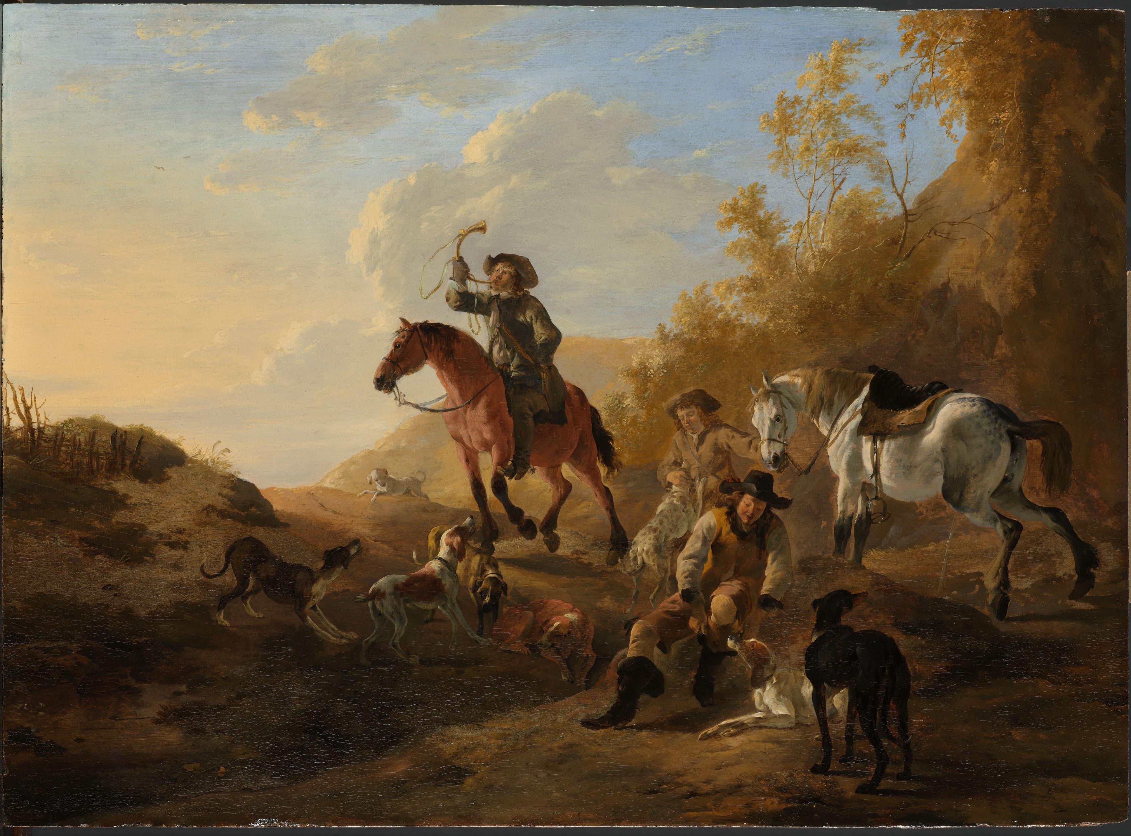 Hunters resting — Dirk Stoop