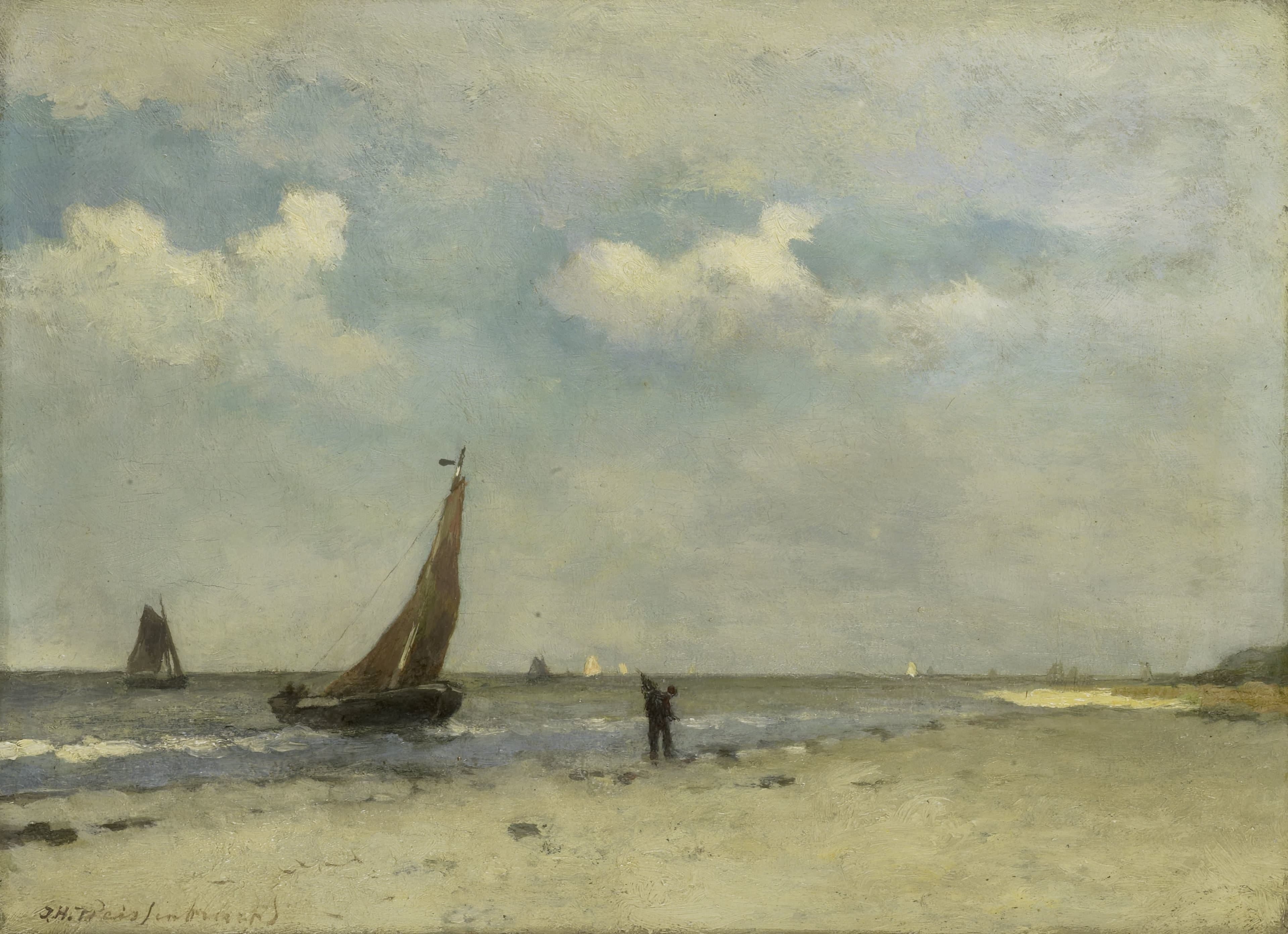 Strandgezicht — Johan Hendrik Weissenbruch