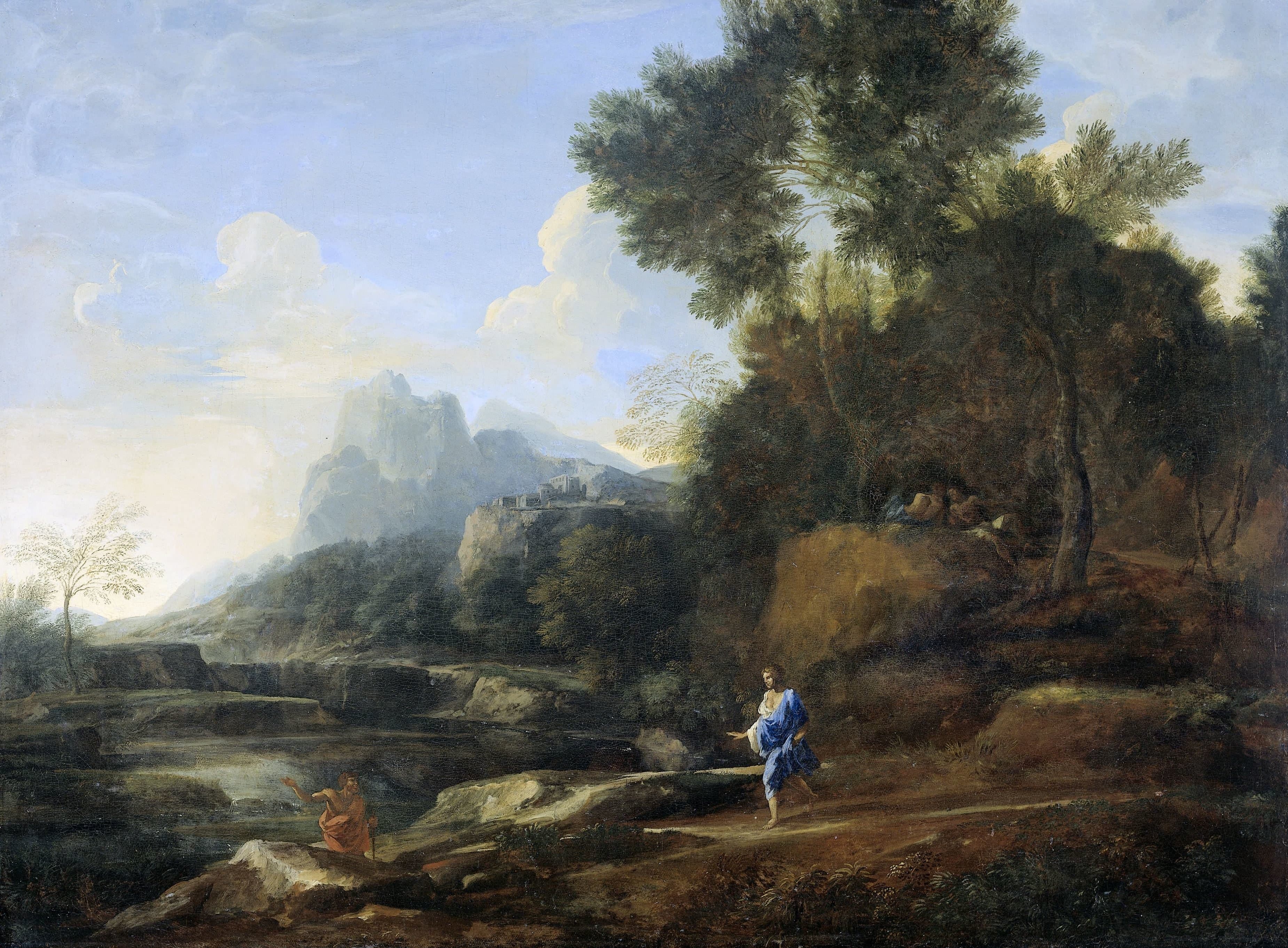 Italiaans landschap — Gaspard Dughet