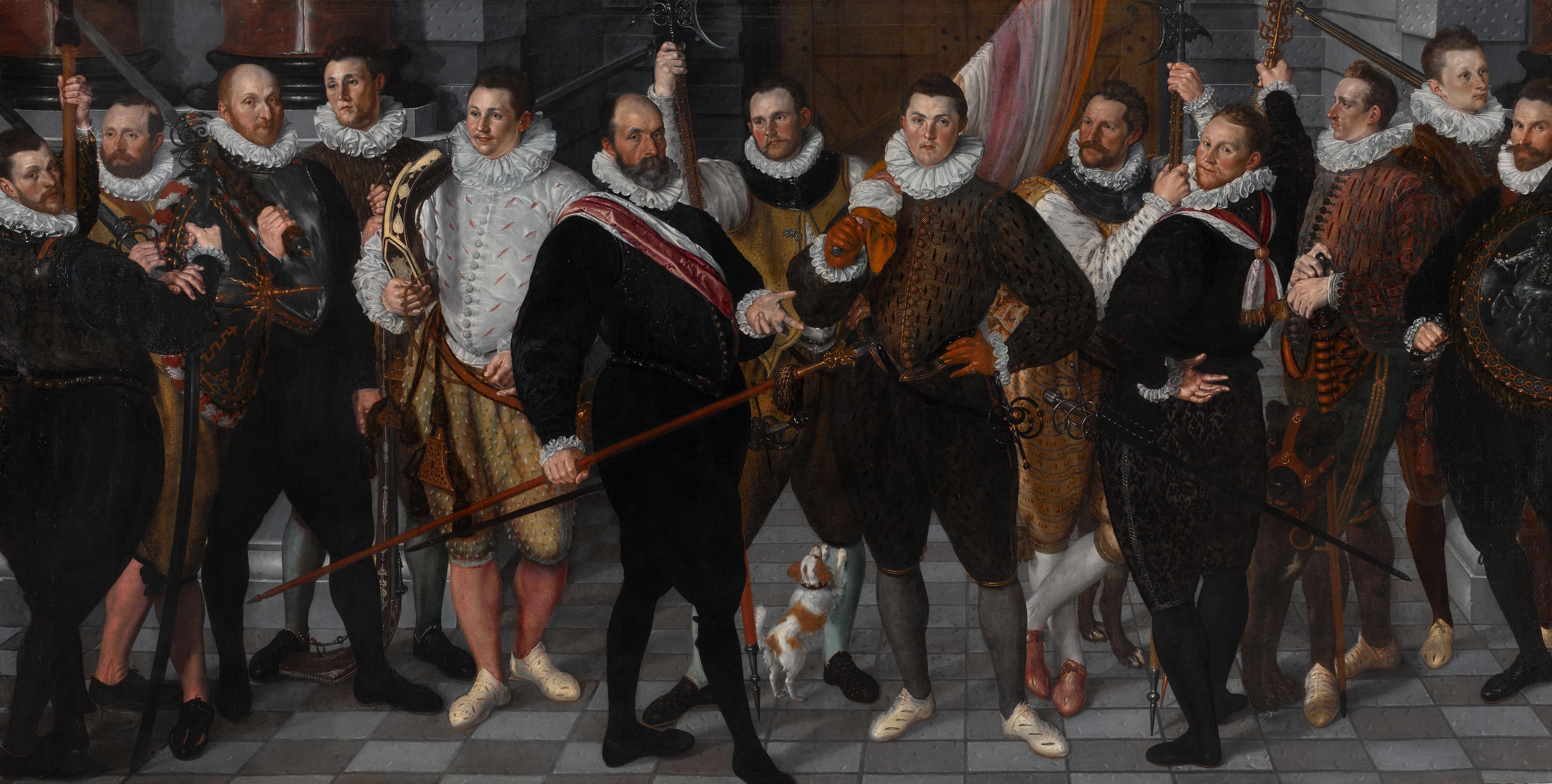 The Company of Captain  Dirck Jacobsz Rosecrans and Lieutenant Pauw, Amsterdam, 1588 — Cornelis Ketel