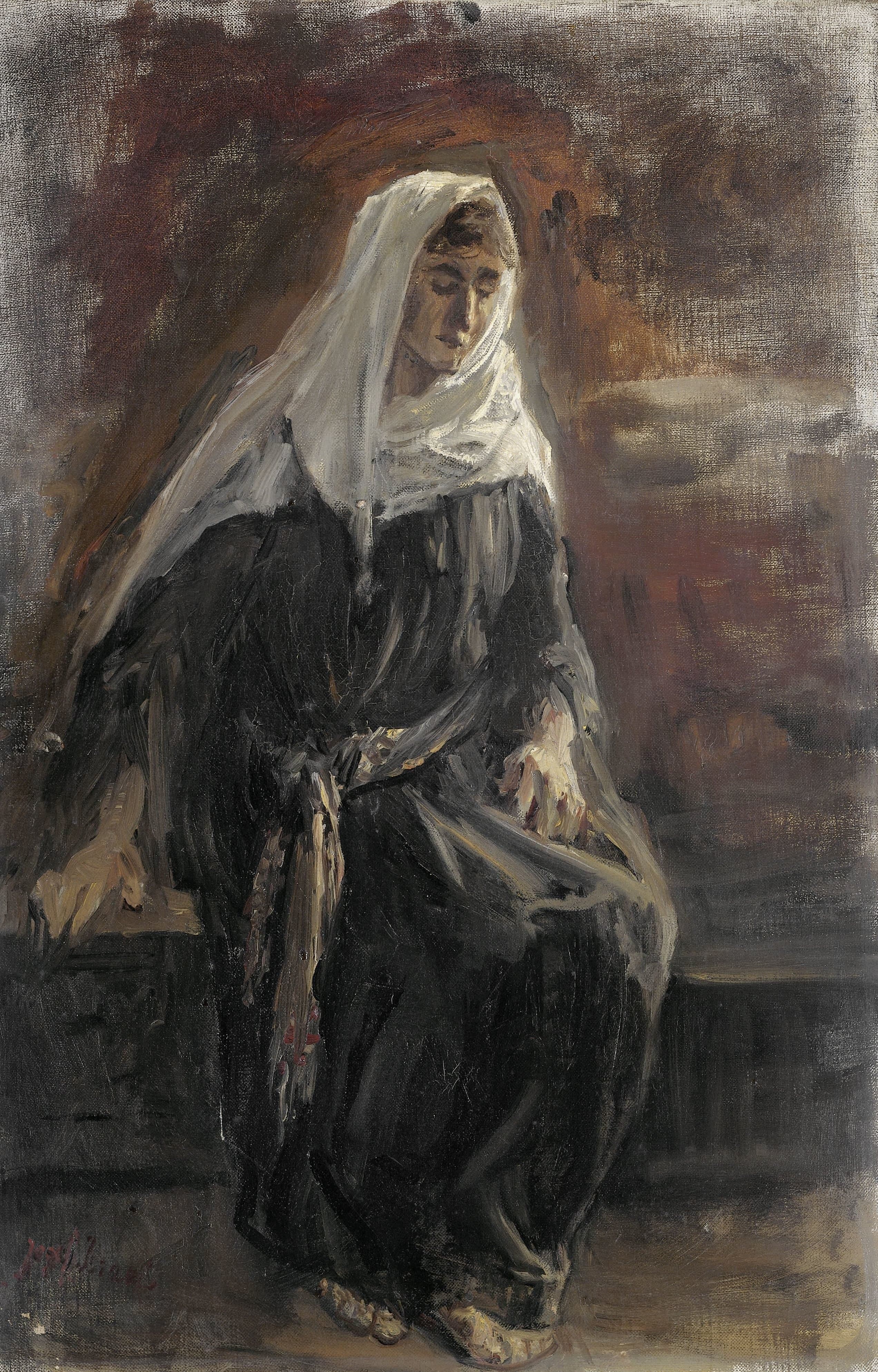 Woman Sitting — Jozef Israëls