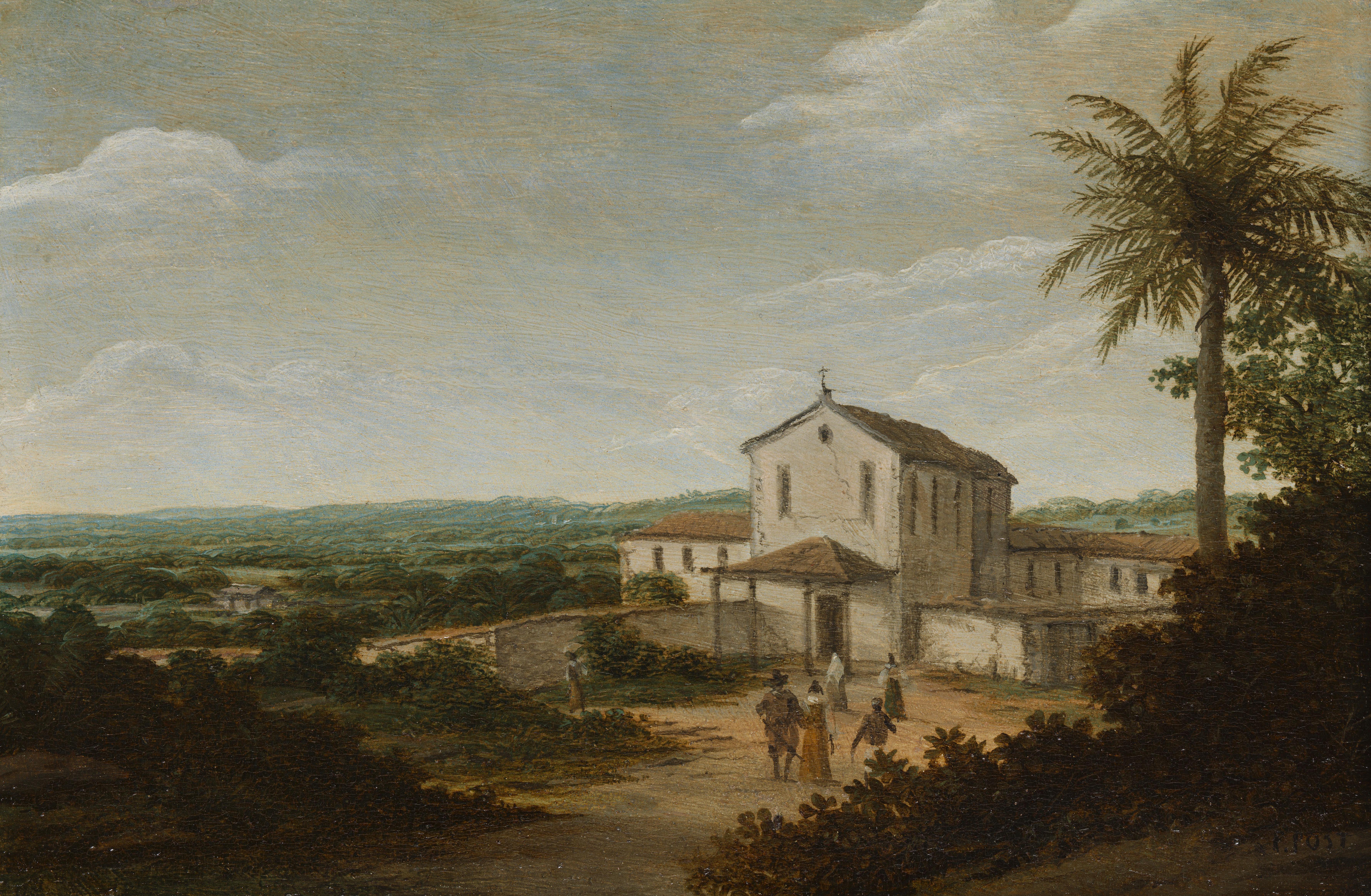 Het huis van een Hollandse kolonist in Brazilië — Frans Jansz Post
