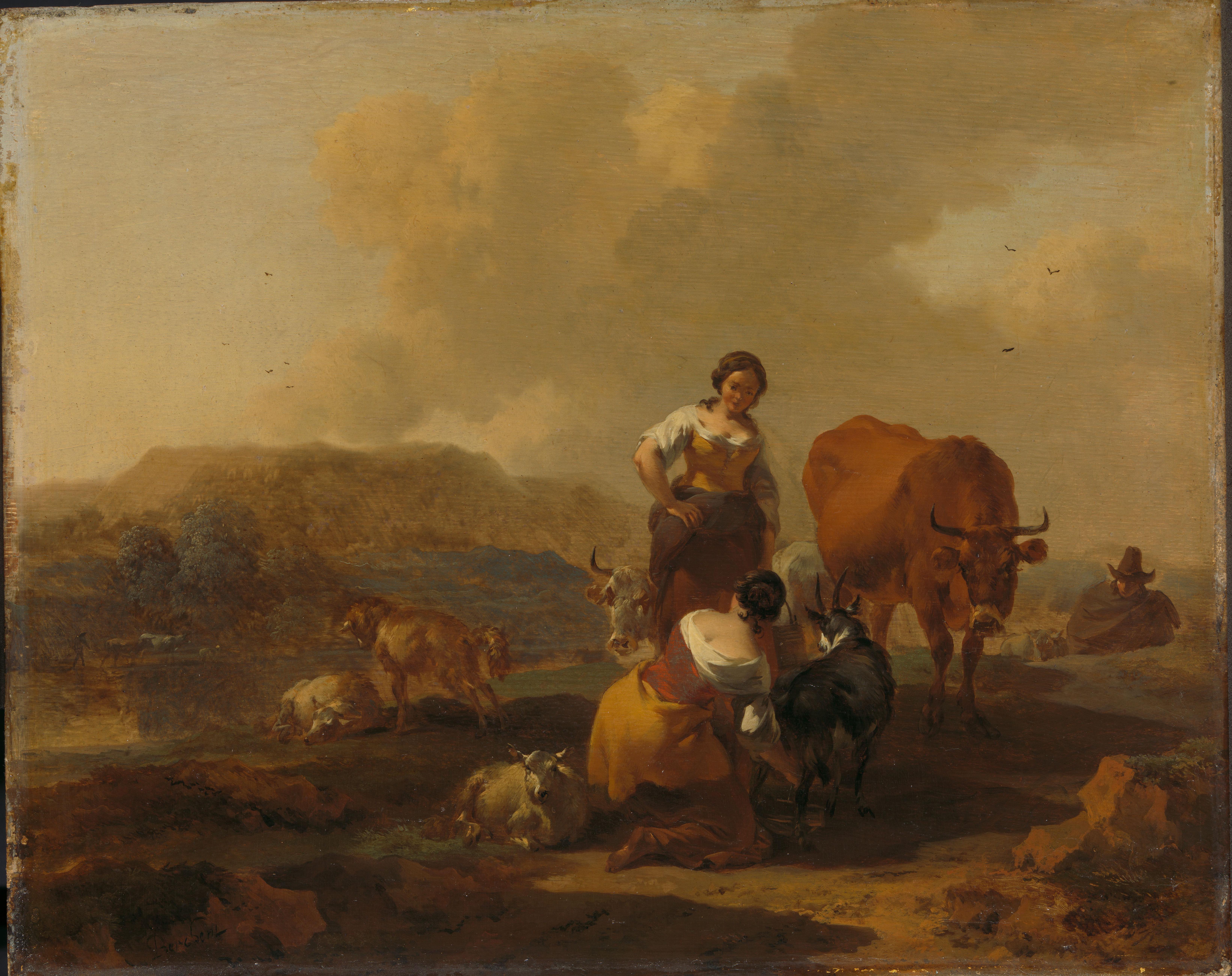 Italian Landscape — Nicolaes Pietersz Berchem