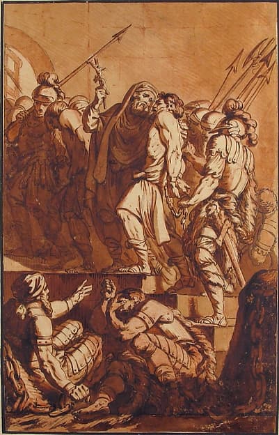Prisoners Led Out of a Dungeon — Philippe Louis Parizeau