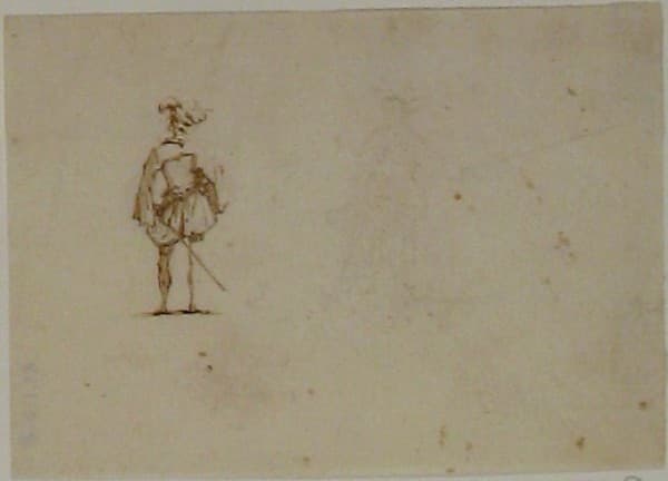Gentleman seen from the back — Jacques Callot
