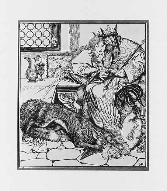 What Happened to the Master of Black Arts after All His Tricks, for "The Wonder Clock" — Howard Pyle