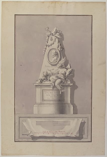 Design for a Tomb — Pietro Bracci