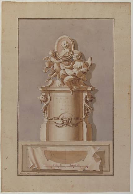 Design for a Tomb — Pietro Bracci