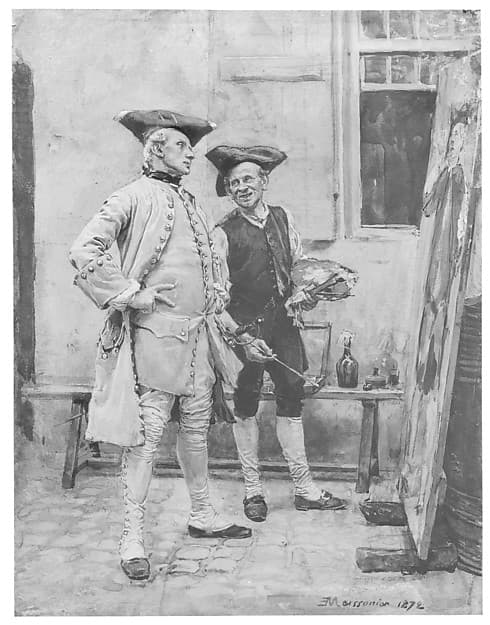 The Sign Painter (Le Peintre d'Enseignes) — Ernest Meissonier