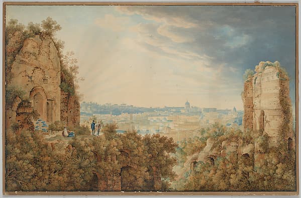 A View of Rome from the Palatine — Carl Ludwig Frommel