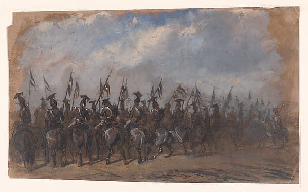 Squadron of Lancers — Auguste Raffet