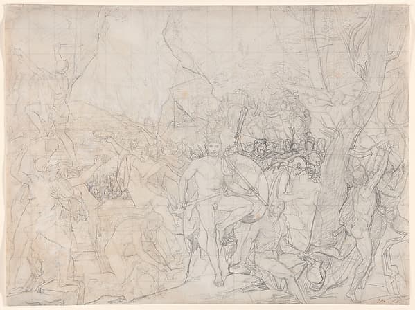 Leonidas at Thermopylae — Jacques Louis David
