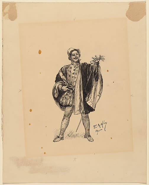 Costumed Actor — Edwin Austin Abbey