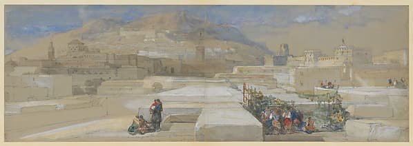 Tétouan from the Terrace of Cohen’s House, Morocco — David Roberts