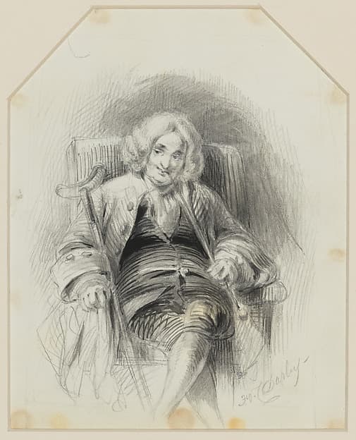 Uncle Toby, from Laurence Sterne's "Tristram Shandy" — Felix Octavius Carr Darley