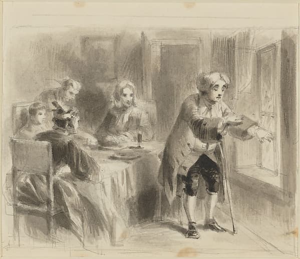 Uncle Toby and the Fly, from Laurence Sterne's "Tristram Shandy" — Felix Octavius Carr Darley