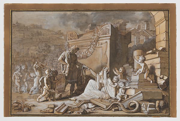 Bonaparte reviving the city of Lyon — Pierre Henri Revoil