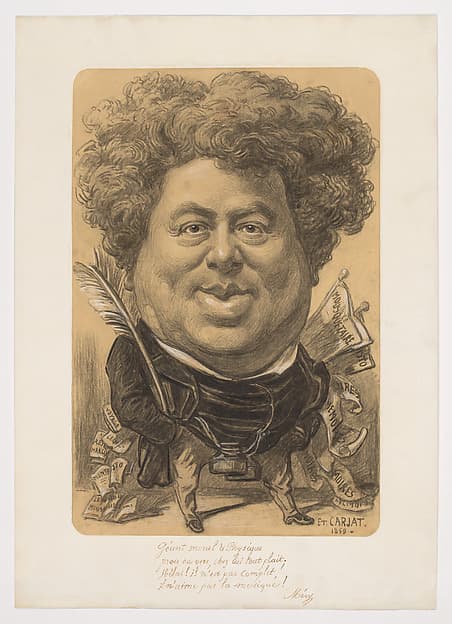 Portrait of Alexandre Dumas — Etienne Carjat