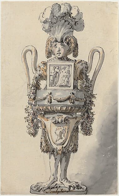 Caricature of a Sculptor — Jean Charles Delafosse