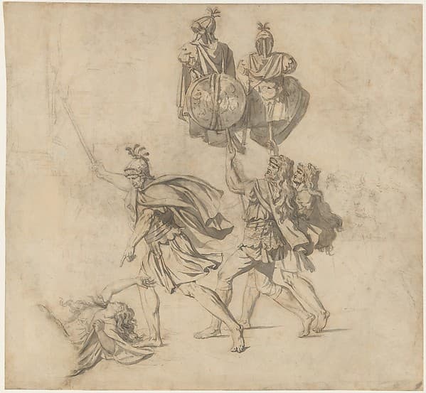The Death of Camilla — Jacques Louis David