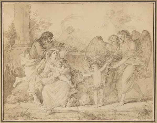 Rest on the Flight into Egypt — Jean Jacques Lagrenée