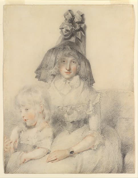Mrs. Papendiek and Her Son — Sir Thomas Lawrence