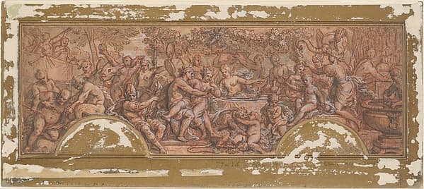 The Wedding Feast of Bacchus and Ariadne — Guy Louis Vernansal the Elder