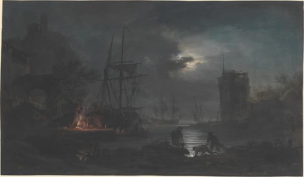 Moonlight — Joseph Vernet