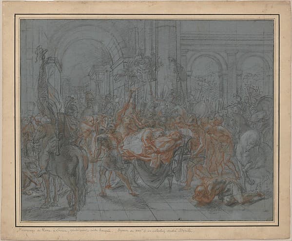 Study for the Funeral of Pallas — Antoine Coypel