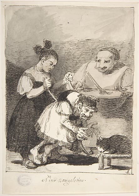 The Pampered Idiot (Niño zangolotino) — Leonardo Alenza y Nieto