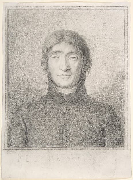 Portrait of the Poet Friedrich Ludwig Zacharias Werner — Ludwig Ferdinand Schnorr von Carolsfeld