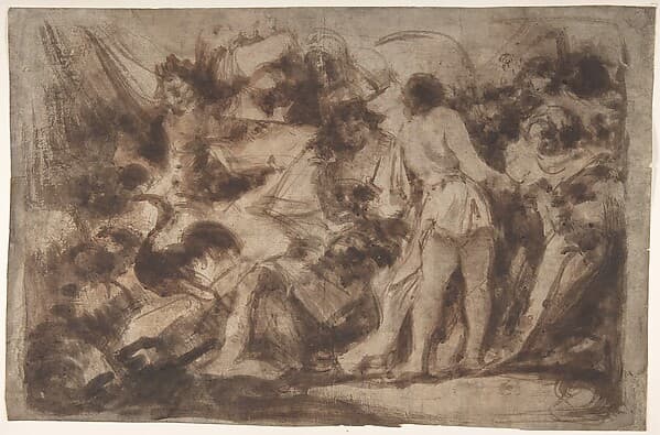 The Chastisement of Luxury — Eugenio Lucas