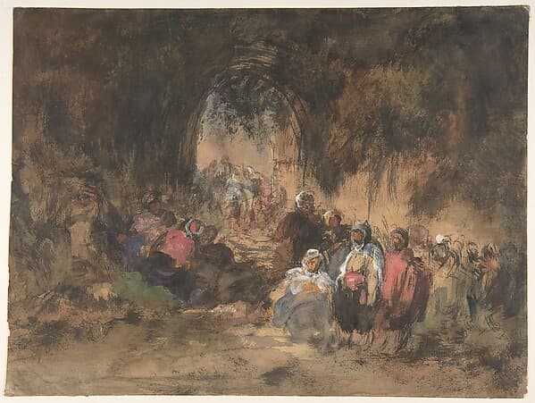 Arabs Resting — Eugenio Lucas