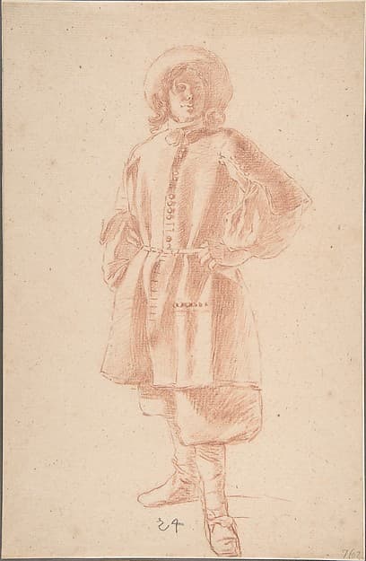 Study of a Standing Youth — Moses ter Borch
