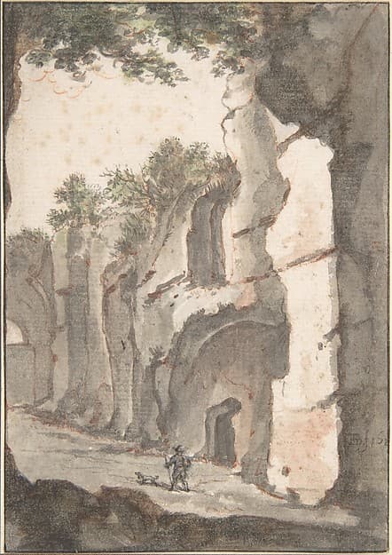 Roman View — Bartholomeus Breenbergh