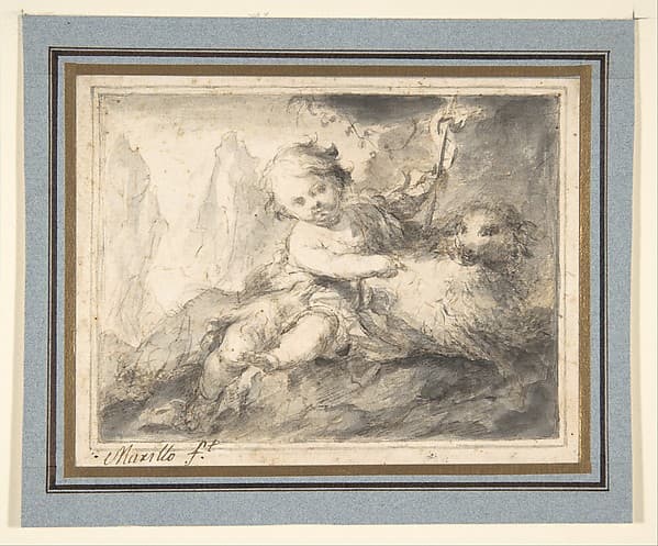 The Infant St. John the Baptist — Bartolomé Estebán Murillo